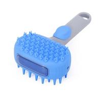 YIBOZI Brosse de bain pour animaux de compagnie, peigne de massage en silicone doux, outil de toilettage efficace pour chiens et chats