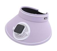 YIBOZI Chapeau de pêcheur, chapeau de refroidissement à énergie solaire avec ventilateur de ventilation intégré pour activités de plein air, chapeau de soleil, design léger et respirant