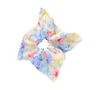 YIBOZI Chouchou pour peinture à l'huile, motif floral, chouchou en tissu doux élastique pour femmes, filles, support de queue de cheval, accessoires pour cheveux élégants
