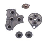 YIBOZI Coussinet de bouton conducteur en silicone de rechange pour manette de jeu NGC Gamecube Gamepad - Coussinets en caoutchouc conducteur en silicone