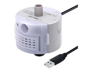 YIBOZI Eau - Interface USB pour fontaine à eau et aquarium - Moteur SMA-800 super silencieux avec lumière LED