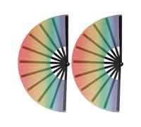 YIBOZI Éventail à paillettes, ventilateur pliable à main KungFu pour concerts et fêtes, ventilateur de refroidissement pour fête