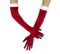 YIBOZI Gants de fête de Noël, gants de fête de Noël confortables en polyester doux pour fêtes intérieures et extérieures