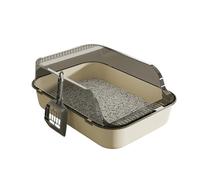 YIBOZI Litière semi-fermée pour chats - Design anti-éclaboussures - Contrôle épais - Facile à utiliser - Pour un usage domestique