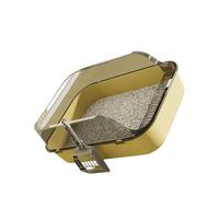 YIBOZI Litière semi-fermée pour chats - Design anti-éclaboussures - Contrôle épais - Facile à utiliser - Pour un usage domestique