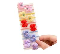 YIBOZI Lot de 10 élastiques à cheveux extensibles doux pour femme et petite fille - Pour usage quotidien