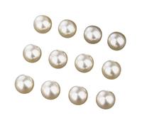 YIBOZI Lot de 12 boutons en forme de sphère avec perles d'imitation pour couture, loisirs créatifs et vêtements