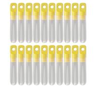 YIBOZI Lot de 20 flotteurs de pêche en silicone transparent pour pêche