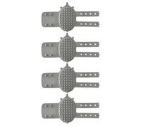 YIBOZI Lot de 4 brosses de toilettage réglables en silicone pour meubles et jambes - Outil de massage pour animaux domestiques