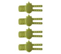 YIBOZI Lot de 4 brosses de toilettage réglables en silicone pour meubles et jambes - Outil de massage pour animaux domestiques