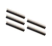 YIBOZI Lot de 5 connecteurs mâles à 2 bandes de 0,3 cm 2 x 20 broches pour Zero GPIO Dual Male Header Pin