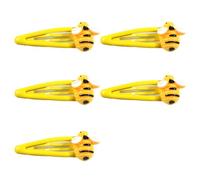 YIBOZI Lot de 5 pinces à cheveux en forme d'abeille pour enfants mixtes ABS légères accessoires pour cheveux multicolores