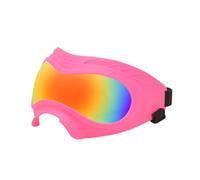 YIBOZI Lunettes de protection solaire pour chien, ceinture réglable et confortable, monture en polycarbonate, lunettes de mode d'extérieur