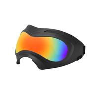 YIBOZI Lunettes de protection solaire pour chien, ceinture réglable et confortable, monture en polycarbonate, lunettes de mode d'extérieur