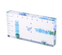 YIBOZI Mini niveau à bulle magnétique - Boîtier transparent, T-bulle, multifonctionnel, cadeau parfait