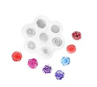 YIBOZI Moule en silicone pour bougies en forme de fleurs, plantes grasses, plâtres et loisirs créatifs