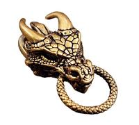 YIBOZI Pendentif artistique unique en forme de dragon en métal pour paracorde et amateurs de fabrication de bijoux en paracorde