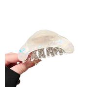 YIBOZI Pince à cheveux élégante en ambre triangulaire avec couleur scintillante - Accessoires de coiffure élégants pour chignons pour femmes