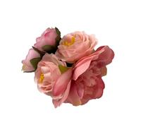 YIBOZI Pince à cheveux, élégante fleur artificielle pour femme, accessoires de cheveux élégants avec prise en main sécurisée, barrette à cheveux tendance en forme de fleur