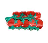 YIBOZI Pince à cheveux en acrylique sur le thème des fruits pour femmes et filles - Support solide pour queue de cheval - Couleur vive - Usage quotidien