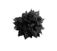 YIBOZI Pince à cheveux, grande pince à cheveux en forme de fleur pour femme, en tissu antidérapant, pour chignon de queue de cheval, accessoires de coiffure, utilisation quotidienne