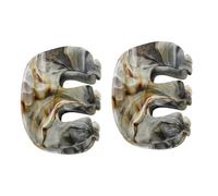 YIBOZI Pince à cheveux, motif marbre tendance, pince à cheveux en résine, design élégant, prise en main sûre pour coiffures mi-hautes, usage quotidien