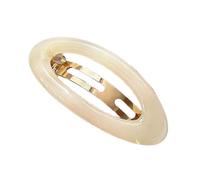 YIBOZI Pince à cheveux ovale de couleur unie antidérapante pour femmes, filles, tous types de cheveux, tenue forte