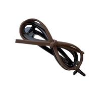 YIBOZI Pince à cheveux torsadée, style coréen, vintage, motif léopards, nœud papillon, prise en main sûre pour femmes et filles, accessoires de cheveux élégants