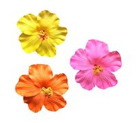 YIBOZI Plumeria Lot de 3 pinces à cheveux en forme de fleur antidérapantes pour femme