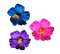 YIBOZI Plumeria Lot de 3 pinces à cheveux en forme de fleur antidérapantes pour femme