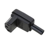 YIBOZI Prise d'alimentation C13 coudée à 90 degrés IEC 320 femelle Cordon d'alimentation Connecteur Câble Connecteur