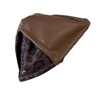 YIBOZI Serre-tête imprimé tempérament élégant triangulaire rond pince à cheveux pour femme 13 cm tissu design léger accessoire pour cheveux