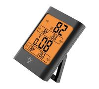 YIBOZI Thermomètre hygromètre numérique à double affichage avec support magnétique pour température ambiante et humidité intérieures