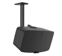 Yibracki Support de plafond en métal pour haut-parleur Sonos Five & Play 5 Gen 2 - Support réglable inclinable et pivotant pour Sonos Play : 5 et Sonos 5 pour son Surround, noir