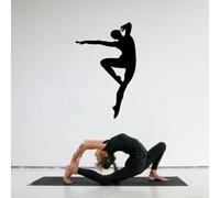 YIBUHANG Autocollant mural de silhouette de danse d'homme autocollant d'art mural pour salle de danse studio d'école salle de danse décoration murale