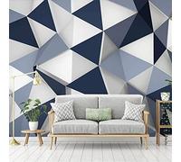 YIBUHANG Murale tissu de soie 3d salon papier peint stéréo diamant géométrique décoration de chambre chambre à coucher sticker mural peinture