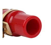 Yibuy Kit d'embouchure de saxophone alto avec capuchon de ligature et anche rouge vif - Kit complet prêt à jouer pour débutants et joueurs