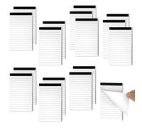 Yicaam 16 Pcs A7 Legal Pads Small Notepads, Mini Pocket Notepad for Work, White Paper Writing Pads Lined Scratch Memo Notepads for Office, School and Home