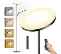 YICAIZI Lampadaire LED Dimmable, 42W/4000LM Lampadaire sur Pied Salon avec Liseuse Lampe mit 2700-6500K Intensité Variable en Continu, Télécommande et Contrôle Tactile