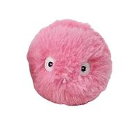 Yicare Balle de gravité pour chat en peluche avec déclencheur intelligent - Interagit avec les animaux de compagnie - Ajout d'herbe à chat - Alarme haute sensibilité intégrée (rose)