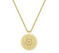 YICARE Collier en acier inoxydable avec 7 archanges pour homme, sceaux des quatre rois, médaille gardien des sept jours, bijou occulte, talisman amulettes cadeaux, Acier inoxydable