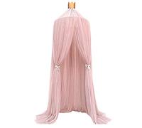 Yicare Enfant dôme Fantasy Champion Filet Rideaux Tente de Jeu Ciel de lit moustiquaire Parure de lit avec Rond en Dentelle bébé garçons Filles Maison de Jeux pour Enfants 'Jouer Lecture