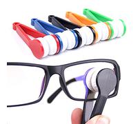 Yicare Lot de 5 Mini Portable Nettoyant pour Lunettes en Microfibre Multifonctions Mini Brosse Lunettes pour Soleil Lunettes et Les Lunettes