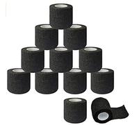 Yicare Tattoo Grip Cover Wrap - Rouleau de bandages cohésifs élastiques auto-adhésifs élastiques pour bandage cohésif, 12Pcs, Tube de poignée pour accessoires de tatouage