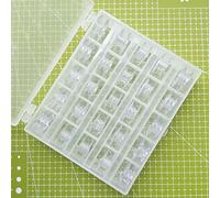 Yicbor 25 Plastique bobines Fit Husqvarna Viking Machines à coudre # 4120612-45/4114401