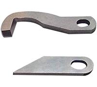 Yicbor Upper couteau Xb0563001 inférieur couteau Xb1459001 pour Brother machine Surjeteuse machine (Xb0563001 + Xb1459001)