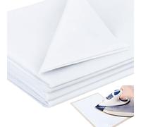 Yicenmy Entoilage Thermocollant, 400 x 100 cm Tissu Thermocollant, 55 g/m² Viseline Thermocollante, Thermocollant Couture pour Plis, Travaux de Couture, Vêtements Renforcés