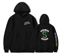 YICHEN Riverdale Southside Serpents Felpa Con Cappuccio Hoodie Hooded Pullover Sweater Sweatshirt Maglione Maniche Lunghe Maglietta Giacca