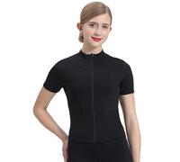YICHEN Veste de course respirante à manches longues pour femme - Pour le yoga et le fitness - Avec fermeture éclair, Z-noir manches courtes, M