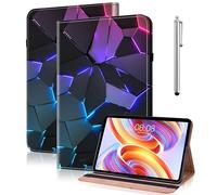 YiChZhe Étui de protection pour Lenovo Tab M11 2024/Idea Tab 11 2025 11" avec porte-stylo, étui de protection en cuir synthétique avec fonction support et compartiment pour cartes, pour Lenovo Tab M11